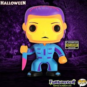 Halloween Michael Myers Black Light Funko Pop! Entertainment Earth Exclusive #03